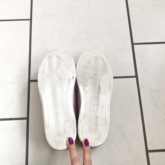 Pierre Hardy | Pink Leather Sneakers - Picture 5 of 8